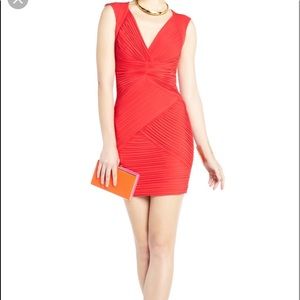 BCBG Max Azria v-neck cocktail dress